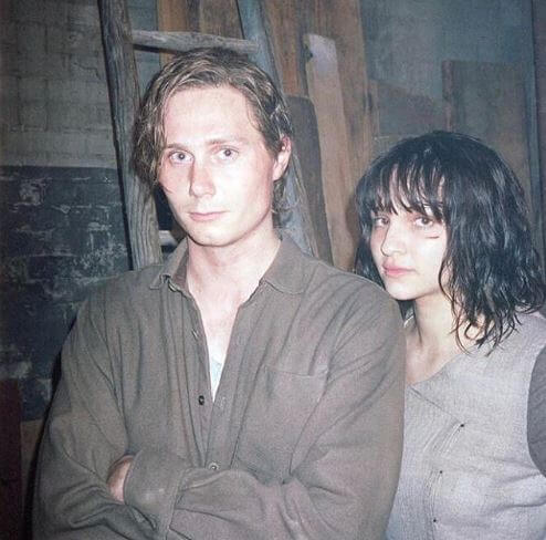 Moritz Jahn with his costar, Lisa Vicari.